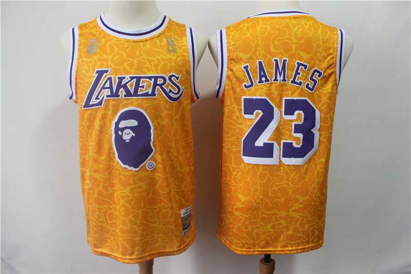 Lakers 23 Lebron James Yellow Hardwood Classics Jersey,We sell and wholesale Lakers 23 Lebron James Yellow Hardwood Classics Jersey on line form chian!